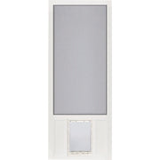 Screen Tight Chesapeake 36 In. W x 80 In. H x 1 In. Thick White Vinyl Hemlock Hardware