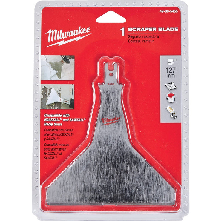 Milwaukee 5 In. Reciprocating Saw Scraper Blade