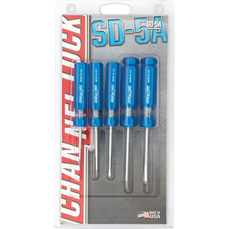 Channellock Precision Professional Screwdriver Set (5-Piece)