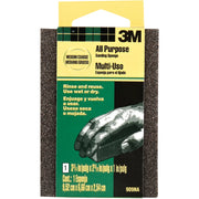 3M All-Purpose 2-5/8 In. x 3-3/4 In. x 1 In. Medium/Coarse Sanding Sponge