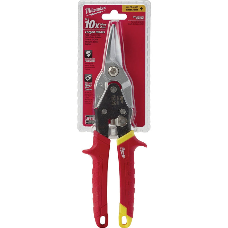 Milwaukee 10 In. Aviation Straight Snips