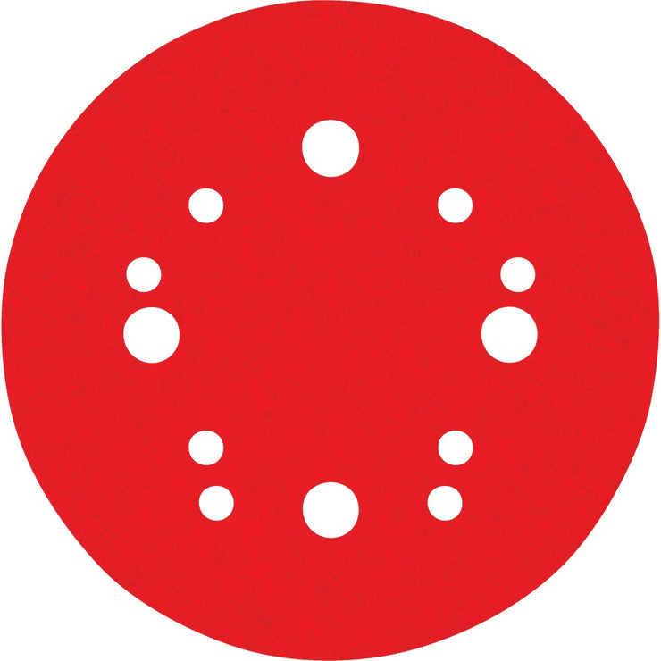 Diablo 5 In. 60-Grit Universal Hole Pattern Vented Sanding Disc with Hook and Lock Backing (15-Pack)