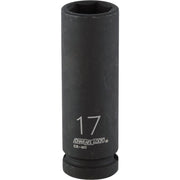 Channellock 1/2 In. Drive 17 mm 6-Point Deep Metric Impact Socket