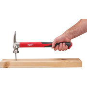 Milwaukee 19 Oz. Smooth-Face Framing Hammer with Poly/Fiberglass Handle