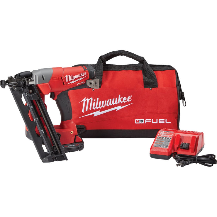 Milwaukee finish discount nailer 18 gauge