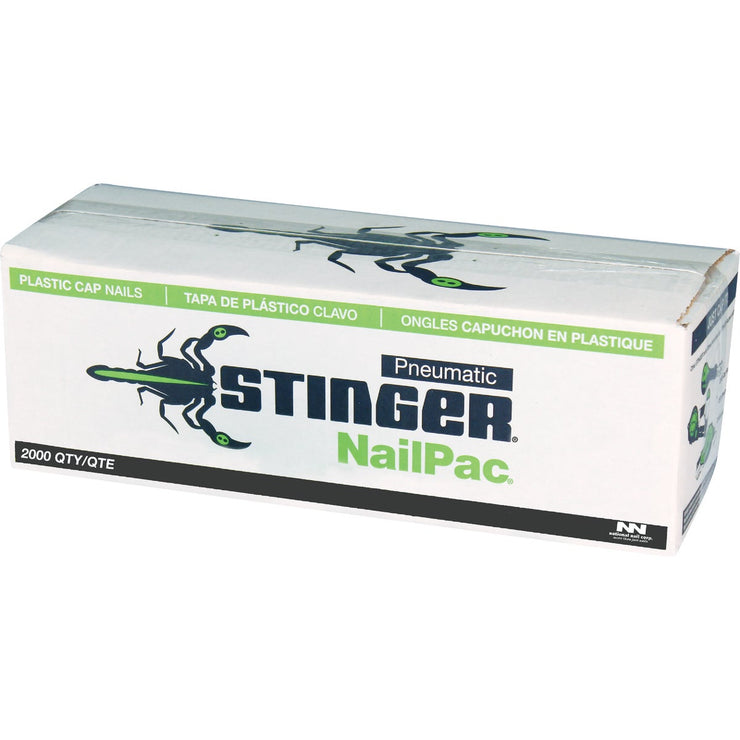 Stinger NailPac 1 In. Roofing Nails with Caps