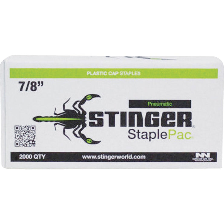 Stinger StaplePac 18-Gauge 3/8 In. x 7/8 In. Caps & Staples (2000 Ct.)