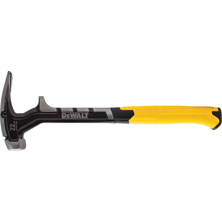 DeWalt Demolition 22 Oz. Smooth-Face Curved Claw Hammer with Steel Handle