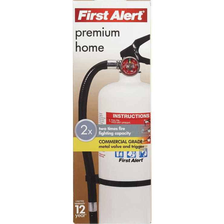 First Alert 2-A:10-B:C Rechargeable Heavy-Duty Home Fire Extinguisher