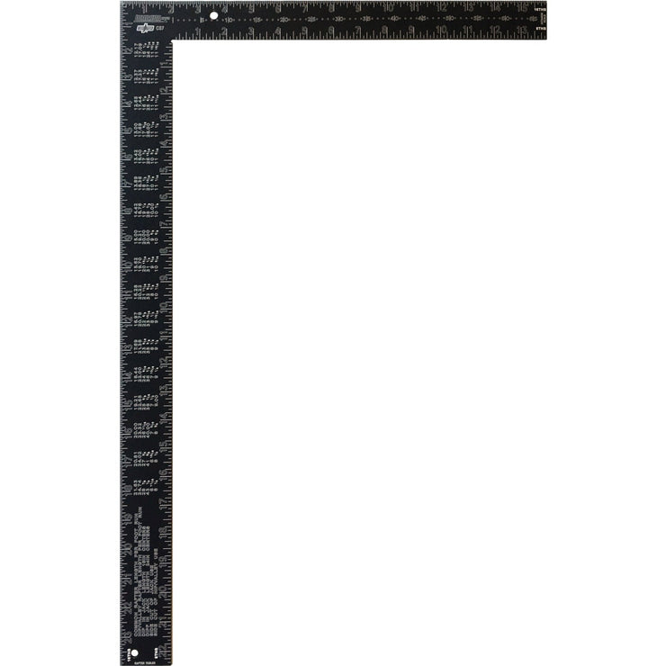 Johnson Level 16 In. x 24 In. Black Aluminum Big J Pro Carpenter&