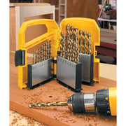 DeWalt 29-Piece Gold Ferrous Pilot Point Drill Bit Set, 1/16 In. thru 9/32 In.