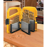 DeWalt 29-Piece Gold Ferrous Pilot Point Drill Bit Set, 1/16 In. thru 9/32 In.