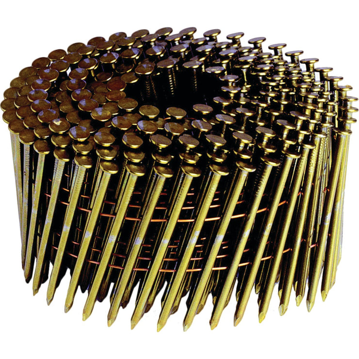Grip-Rite 15 Degree Wire Weld Bright Smooth Coil Framing Nail, 2-3/8 In. x .113 In. (3000 Ct.)