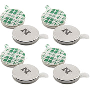MagnetSource 2.45 Lb. Capacity Neodymium Disc Magnet with Adhesive (8-Pack)