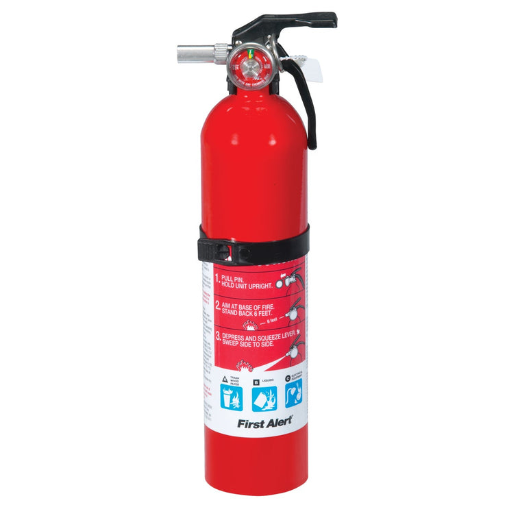 First Alert 1-A:10-B:C Rechargeable Home Fire Extinguisher