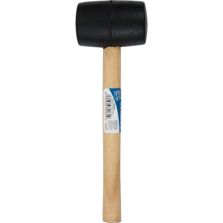 Smart Savers 16 Oz. Rubber Mallet with Wood Handle