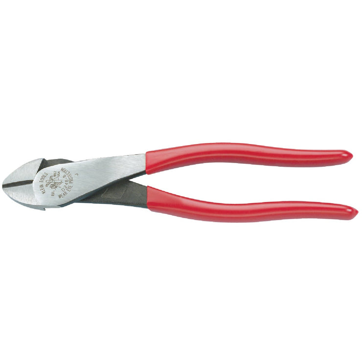 Klein 8 In. High-Leverage Angled Head Diagonal Cutting Pliers