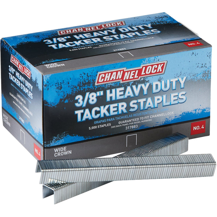 Channellock No. 4 Hammer Tacker Staple, 3/8 In. (5000-Pack)