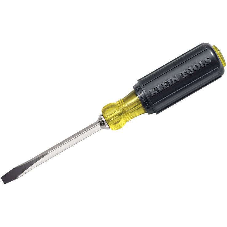 Klein 1/4 In. x 4 In. Square Shank Slotted Screwdriver