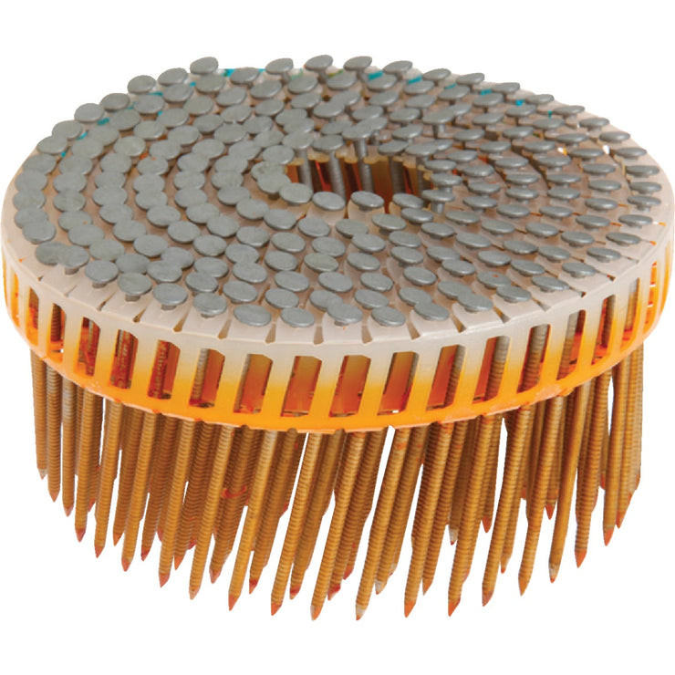 Grip-Rite 15 Degree Plastic Strip Hot-Dipped Galvanized Coil Siding Nail, 2 In. x .092 In. (6000 Ct.)