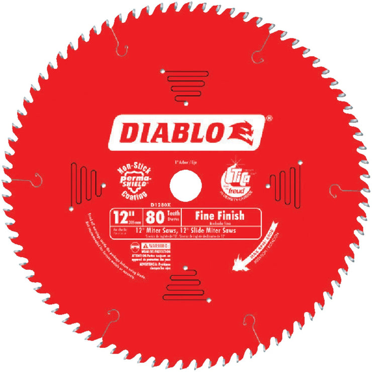 Diablo 12 In. 80-Tooth Fine Finish Circular Saw Blade