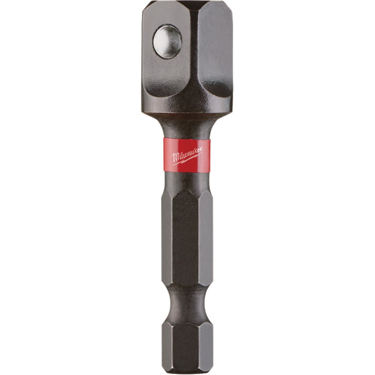 Milwaukee Shockwave 1/4 In. Hex to 3/8 In. Socket Adapter (10-Pack Bulk)