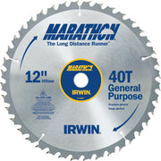 Irwin Marathon 12 In. 40-Tooth General Purpose Circular Saw Blade