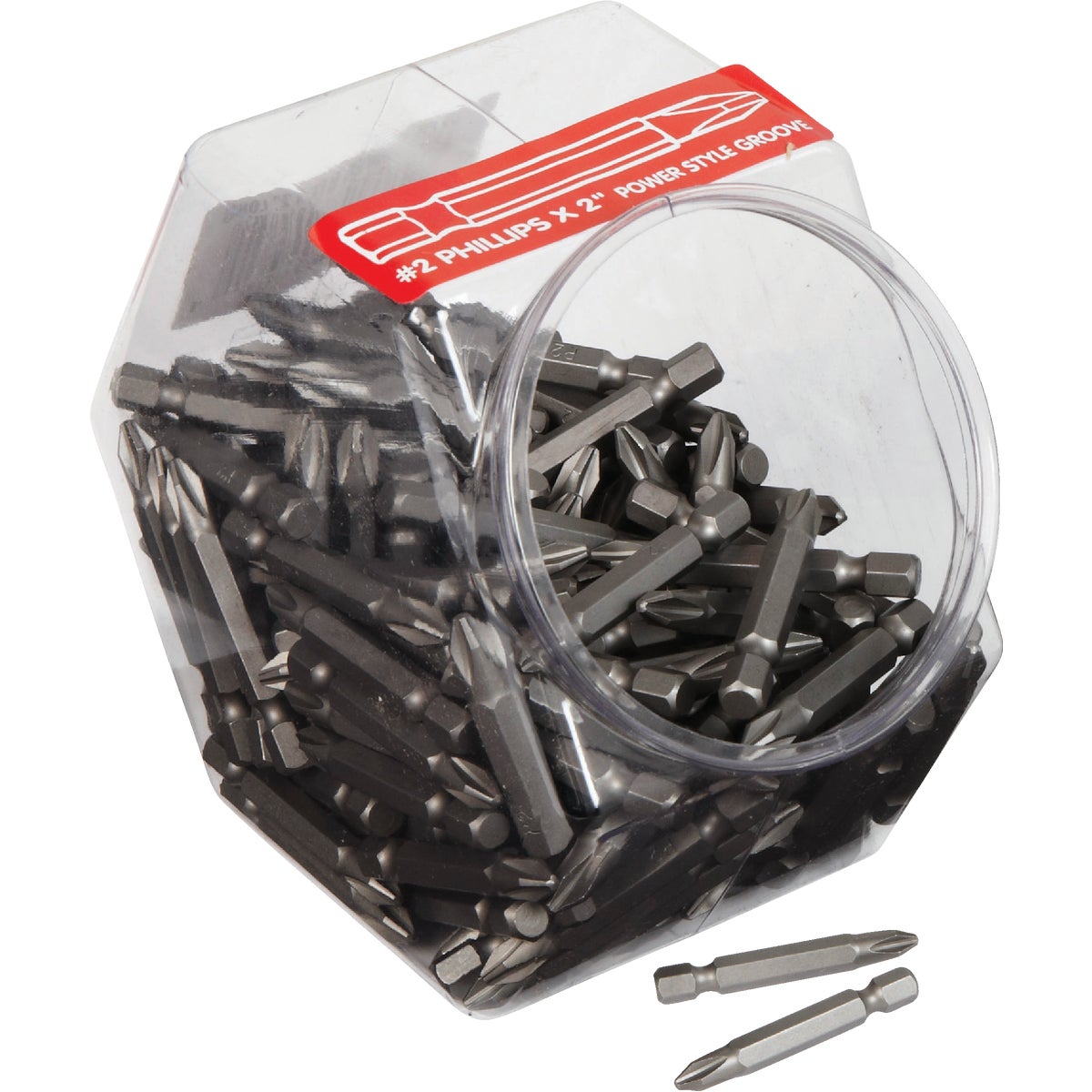 Screwdriver Bit Display Best Way Tools Phillips #2 x 2 In. power 2 In. Screwdriver Bit Display ...