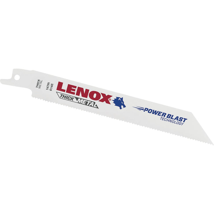 Lenox 6 In. 14 TPI Thick Metal Reciprocating Saw Blade