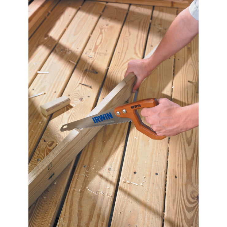 Irwin 11-1/2 In. L. Blade 10 PPI Hardwood Handle Hand Saw