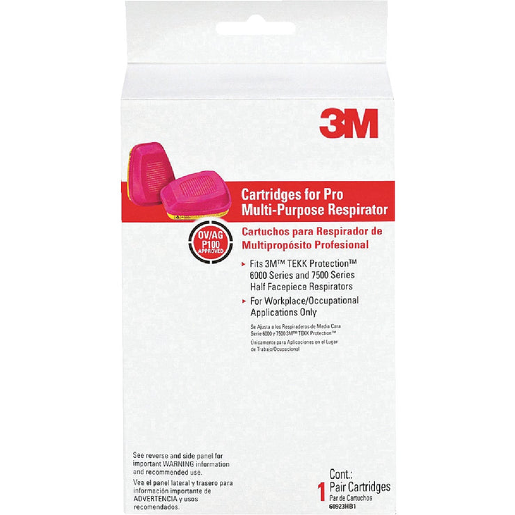 3M OV/AG/ P100 Multipurpose Replacement Filter Cartridge (2-Pack)