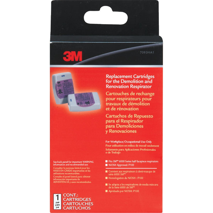 3M P100 Demolition Replacement Filter Cartridge (2-Pack)