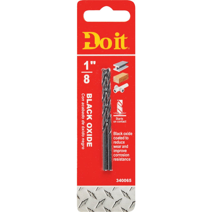 Do it 1/8 In. Black Oxide Drill Bit (2-Pack)