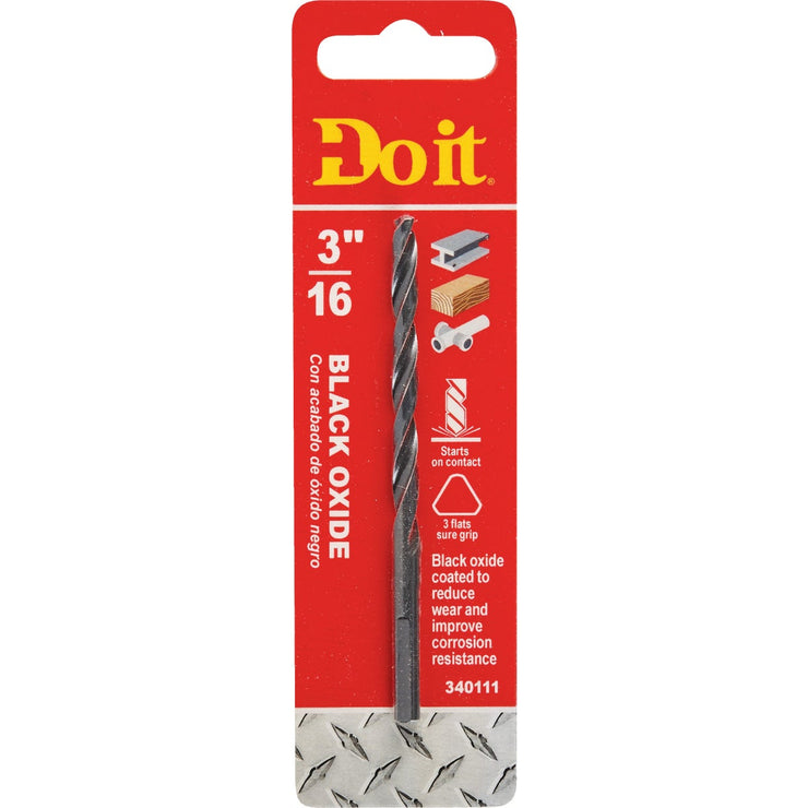 Do it 3/16 In. Black Oxide Drill Bit