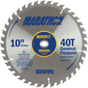 Irwin Marathon 10 In. 40-Tooth General Purpose Circular Saw Blade