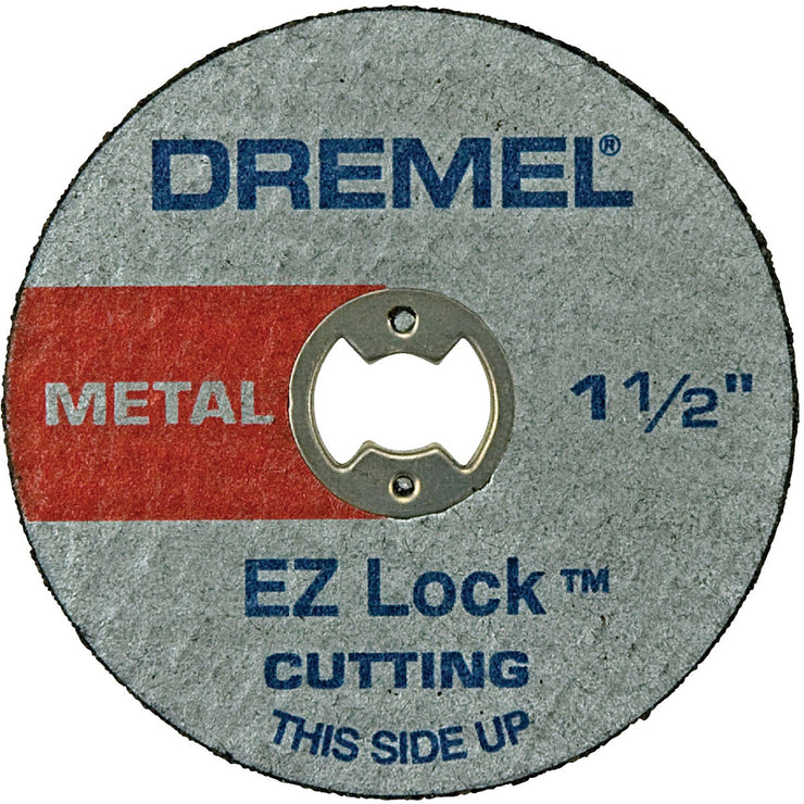 Dremel 1-1/2 In. EZ Lock Metal Cut-Off Wheel, (5-Pack)