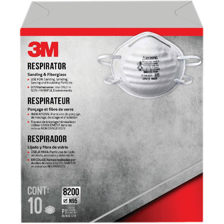3M N95 Sanding and Fiberglass Respirator (10-Pack)