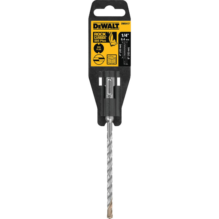 DeWalt SDS-Plus 1/4 In. x  6 In. 2-Cutter Rotary Hammer Drill Bit