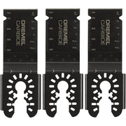 Dremel Universal 1-1/4 In. Carbide Flush Cut Oscillating Blade (3-Pack)