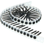 Senco DuraSpin #6 x 1-5/8 In. Phillips Bugle Head Collated Drywall Screw, Phospate Finish (1000 Ct.)