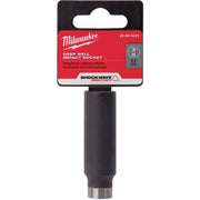 Milwaukee SHOCKWAVE 3/8 In. Drive 3/8 In. 6-Point Deep Standard Impact Socket