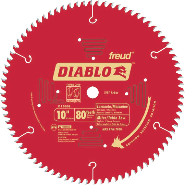 Diablo 10 In. 84-Tooth Laminate Circular Saw Blade – Hemlock Hardware