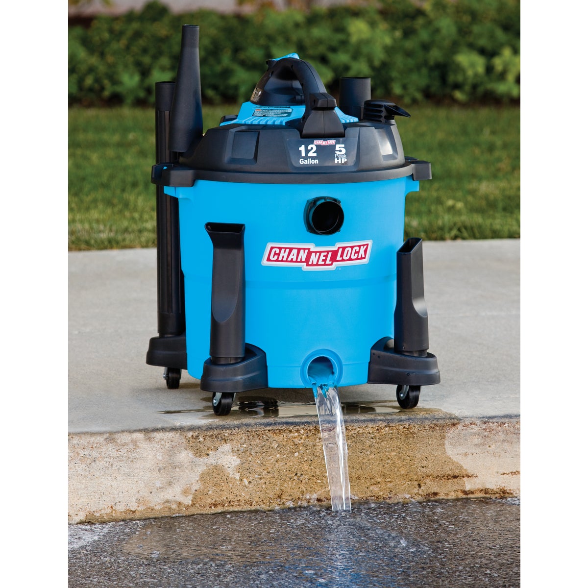 Channellock 12 Gal. 5.0-Peak HP Wet/Dry Vacuum with Blower – Hemlock ...