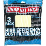 Channellock Paper High Efficiency 8 to 10 Gal. Filter Vacuum Bag (3-Pack)
