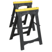 Do it 22-1/2 In. L Plastic Folding Sawhorse, 500 Lb. Capacity (2-Pack)