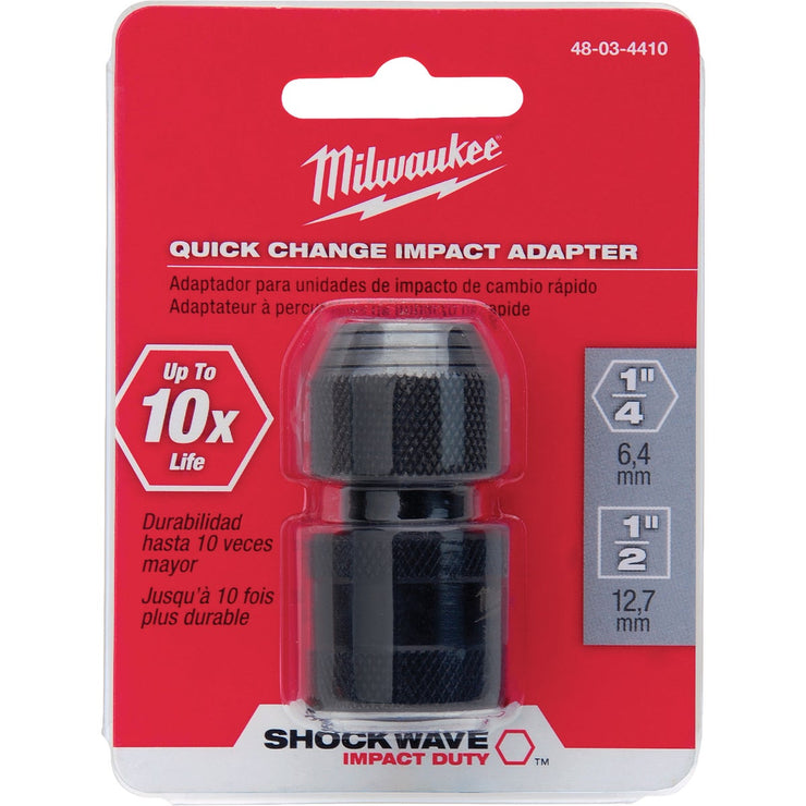Milwaukee 1/2 In. Square to 1/4 In. Socket Adapter