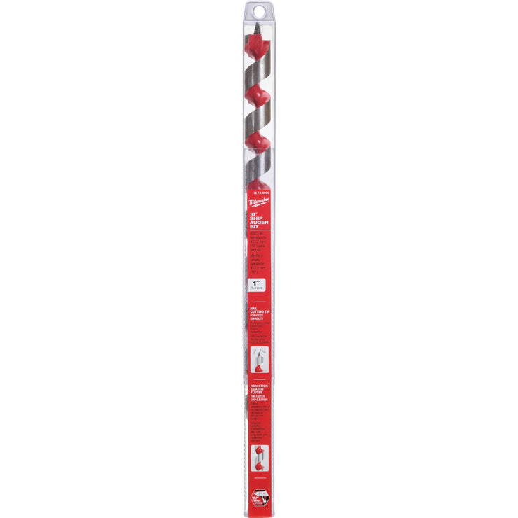 Milwaukee 1 In. x 18 In. Ship Auger Bit