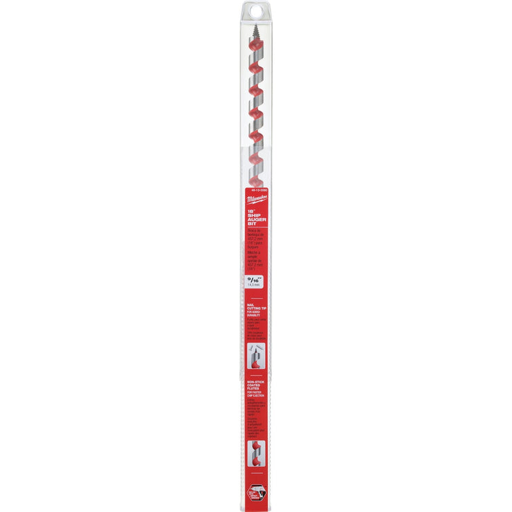 Milwaukee 9/16 In. x 18 In. Ship Auger Bit