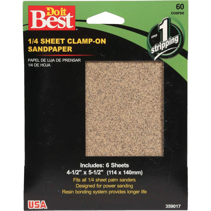 3-2/3 In. X 9 In. 60 Grit 1/3 Sheet Sandpaper With Ceramic Alumina Grain 5 Pack 58192 - Foto 9