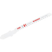 Milwaukee T-Shank 3 In. x 20 TPI Bi-Metal Jig Saw Blade, Wood Cutting (5-Pack)
